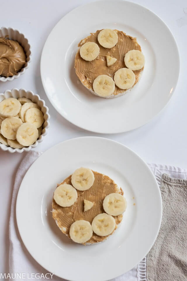 Peanut Butter & Banana Rice Cake