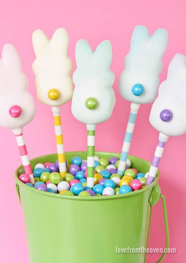 Marshmallow Peeps Pops