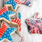 These easy 4th of July cookies look as wonderful as they taste! There are infinite ways to celebrate Independence Day, from picnics to fireworks, and these sweet patriotic cookies are a delicious addition to any of them!