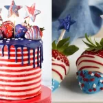 These 25 festive and fun 4th of July party food ideas are guaranteed to impress everyone! They are perfect for a large crowd and even kids and adults will love. Find appetizers, BBQ, desserts, and other red, white and blue recipe ideas here!
