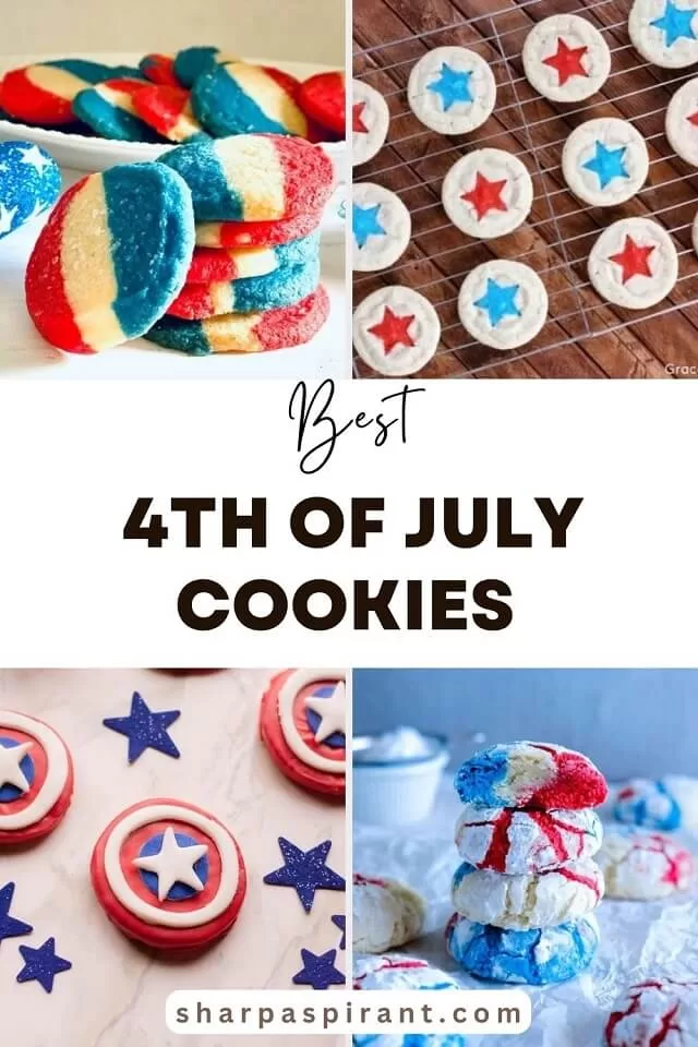 These easy 4th of July cookies look as wonderful as they taste! There are infinite ways to celebrate Independence Day, from picnics to fireworks, and these sweet patriotic cookies are a delicious addition to any of them!