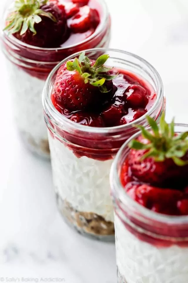 No-Bake Cheesecake Jars