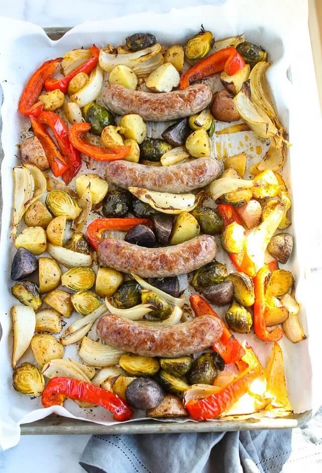 Sheet Pan Brats & Potatoes
