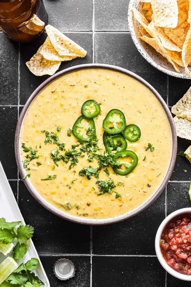 Fire-Roasted Corn and Jalapeño Dip