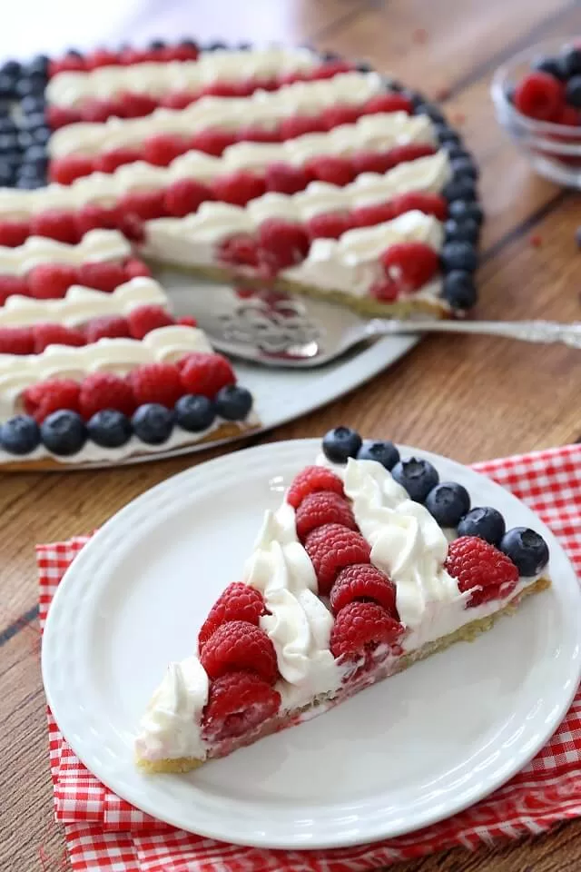 American Flag Fruit Pizza