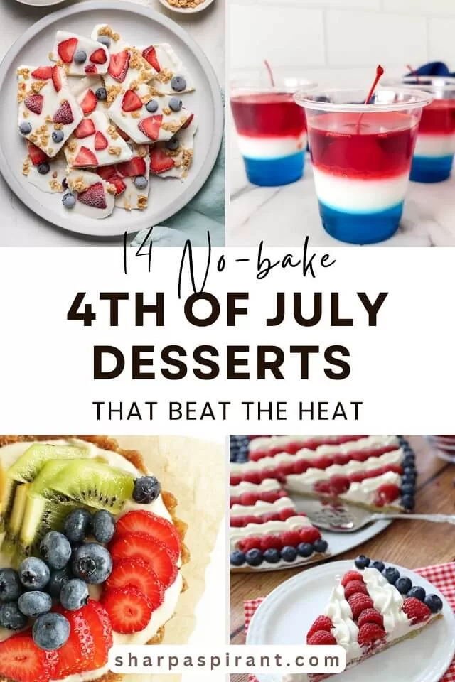 Packed with flavor and patriotic flair, these no-bake 4th of July desserts are as simple as they are stunning! Check them out now!