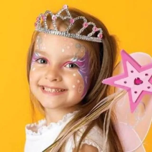 Adorable Halloween makeup ideas for little princesses from fairies to royals. Let them shine with creativity, sparkle, and magical charm!