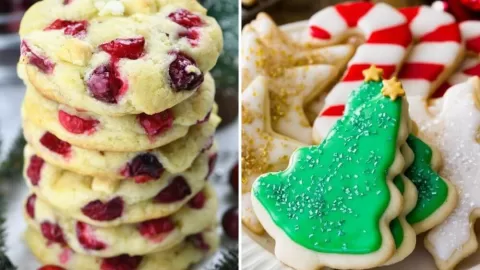 Christmas cookies are everywhere and we can't get enough of them! Festive, colorful, soft, chewy, and taste fantastic, what not to love?