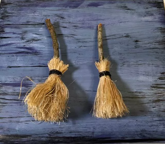 Witch Broomstick Garland