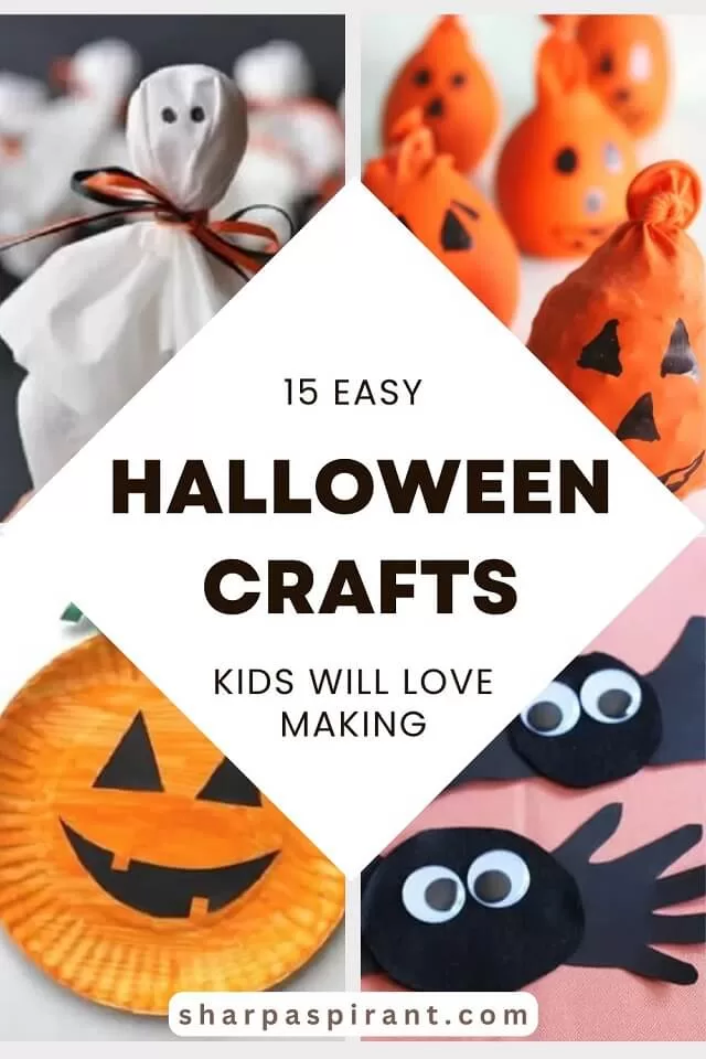 Fun and easy Halloween crafts for kids, from spooky decorations to cute art projects, perfect for home or classroom activities.