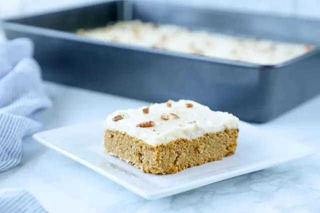 Keto Pumpkin Spice Sheet Cake