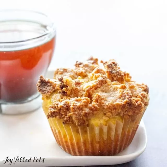 Keto Coffee Cake Muffins