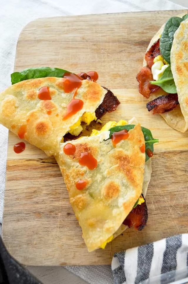 Easy Crunchy Shell Breakfast Tacos