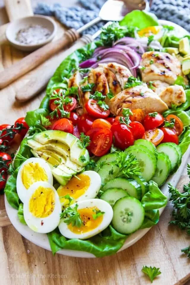 Keto Chicken Cobb Salad