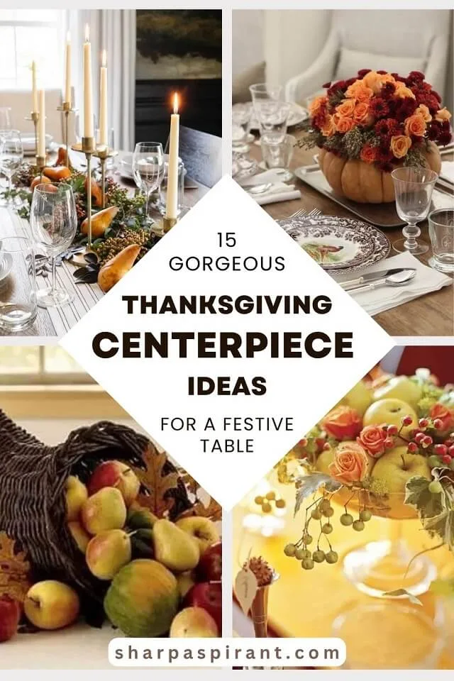 Get inspired with 15 Thanksgiving centerpiece ideas that bring warmth, color, and charm to your table for a beautiful holiday celebration.