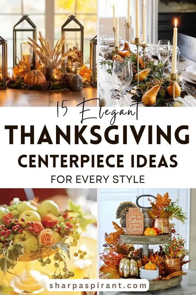 Get inspired with 15 Thanksgiving centerpiece ideas that bring warmth, color, and charm to your table for a beautiful holiday celebration.