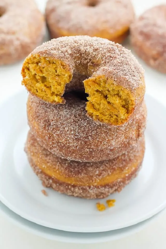 These baked donuts are soft, sweet, and spiced just right.