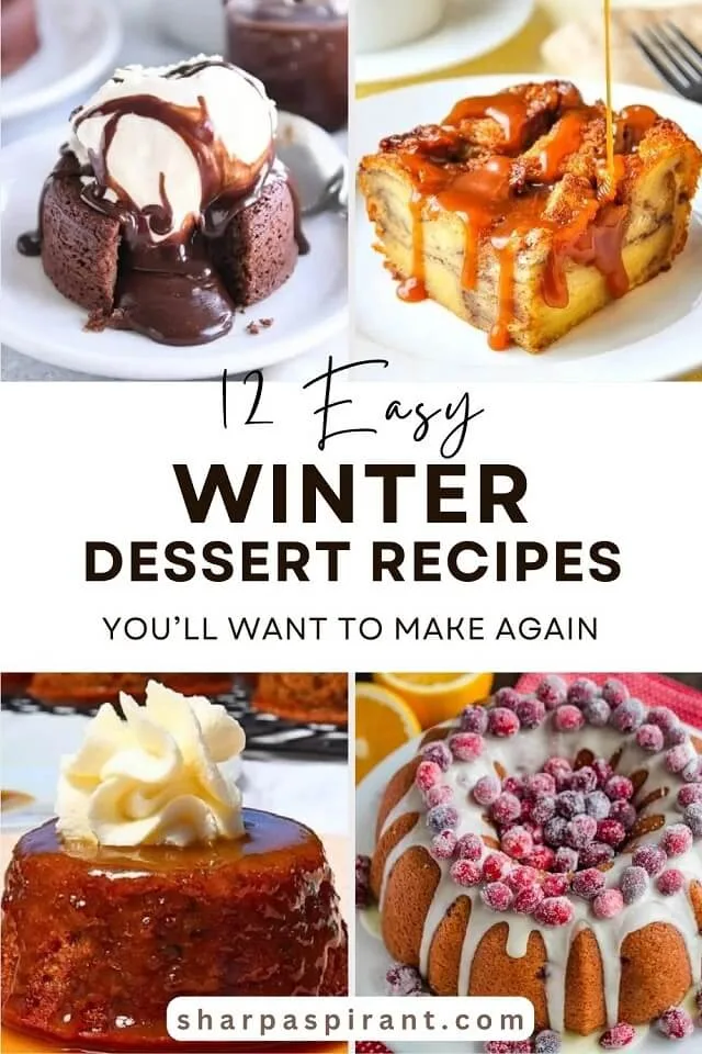 Warm up your season with these 12 winter dessert recipes, from gooey brownies to creamy puddings — easy, comforting, and perfect for holiday baking.