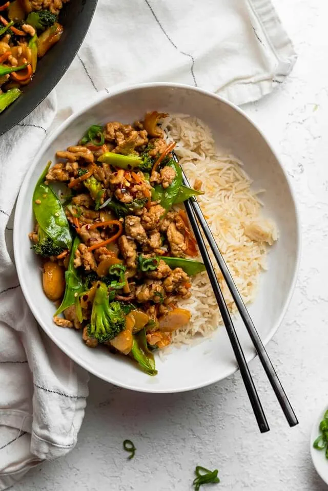 Ground Chicken Stir Fry