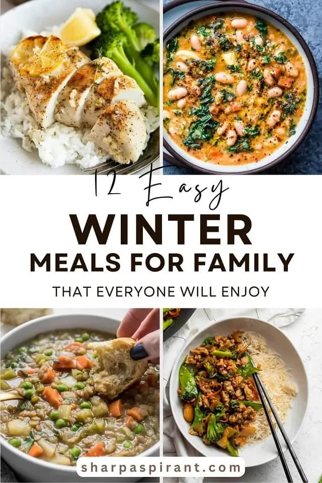 Cozy up with these easy Winter meals for family. Quick, comforting, and nourishing dishes perfect for busy weeknights together.