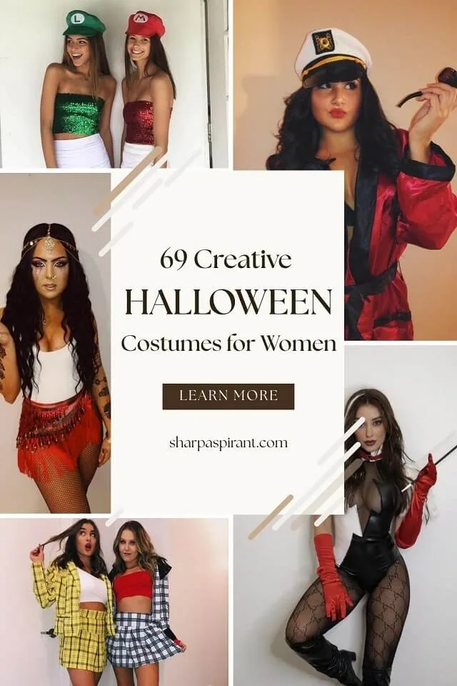 60+ Best Halloween Costume Ideas for Women. The Devil & Angel. Looking for the perfect costume to slay your dress-up game? Don't be a basic witch! We listed here 60+ of the most creative Halloween costume ideas for women to buy or make. Halloween costumes teenage girl| Halloween costumes college | Halloween costumes group.