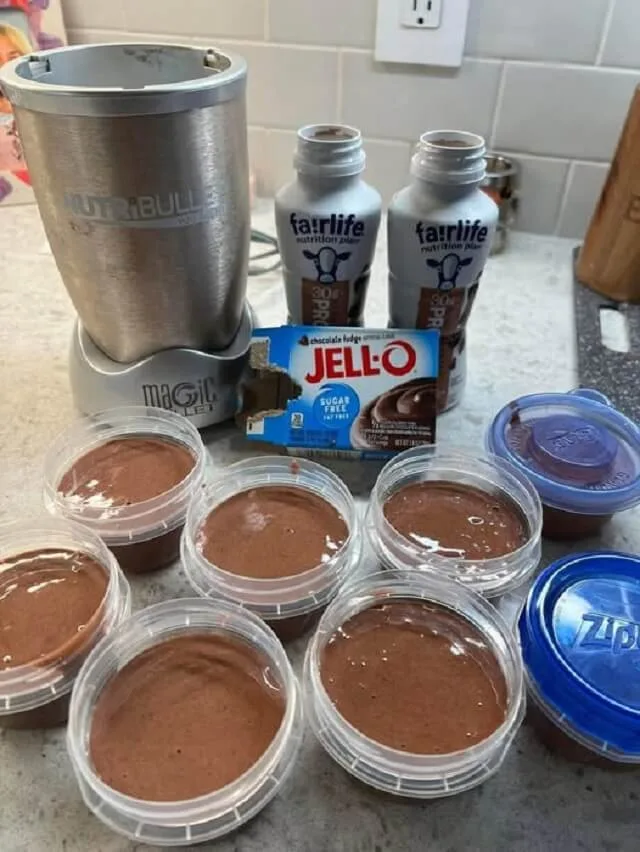 Chocolate protein pudding