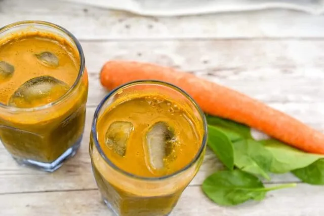 Keto Spinach Carrot Juice