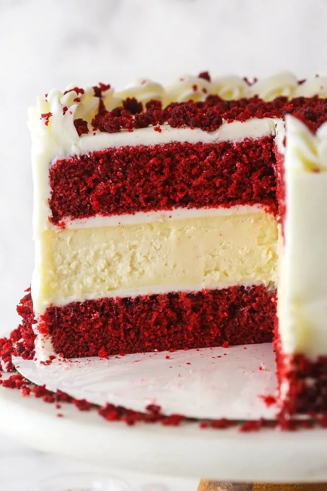 Red Velvet Cheesecake Cake