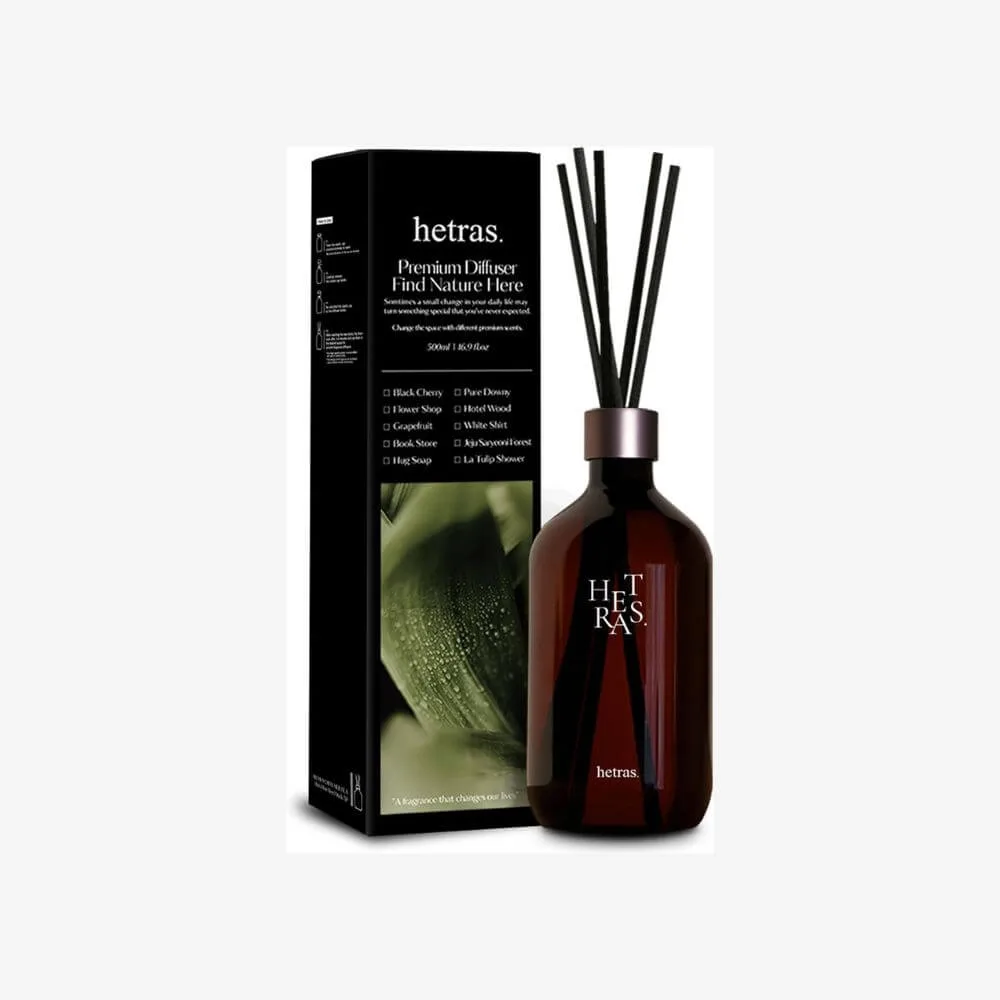 The Aroma 3 A minimalist photo of a premium diffuser in an elegant brown glass bottle for a relaxed ambiance perfect for entertaining.