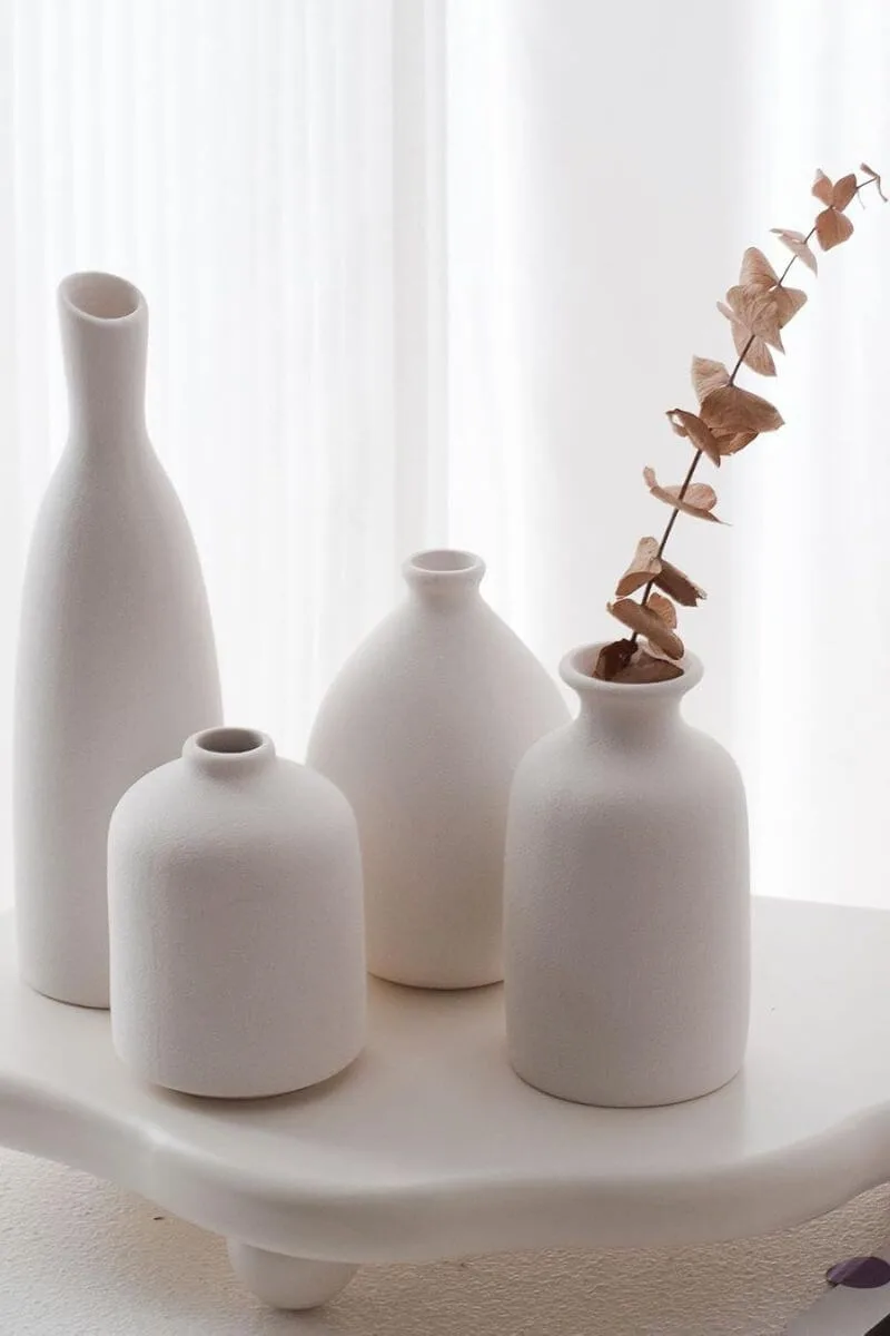 the found vessel 2 Minimalist sculptural vessel for a curated dining table.