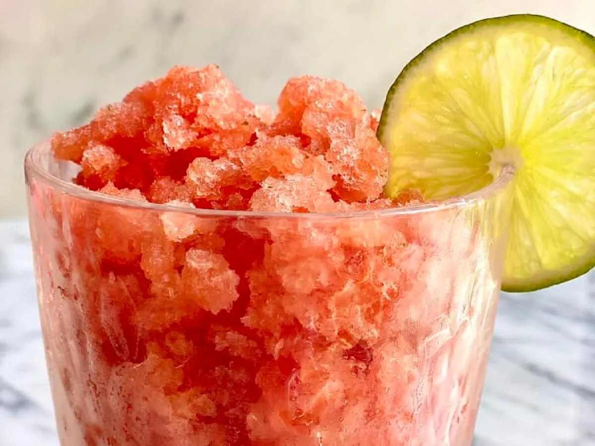 watermelon granita for hot summer gatherings