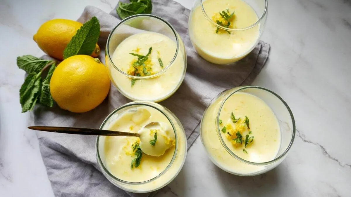 easy lemon posset served cold for summer gatherings