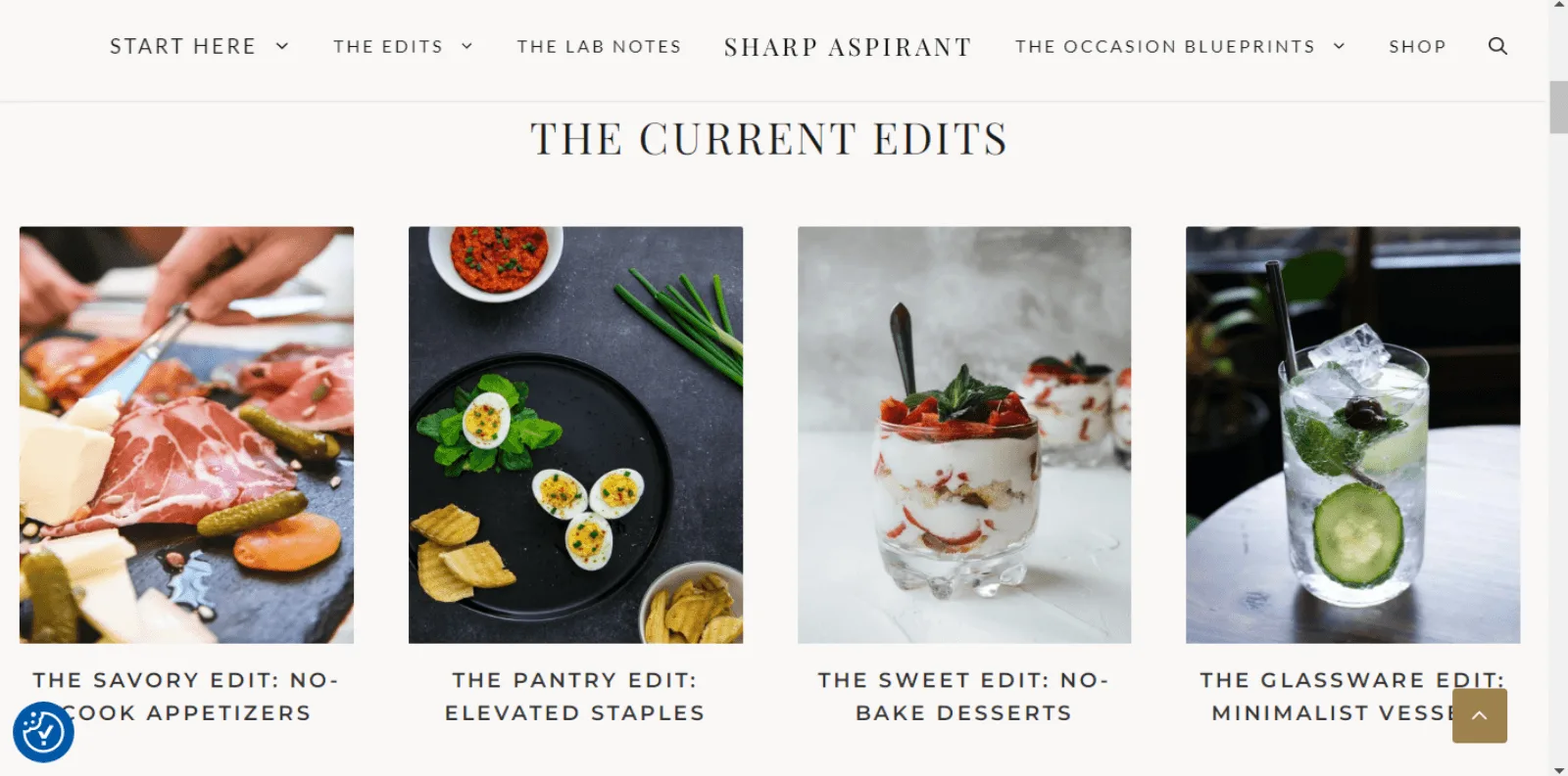 Sharp Aspirant homepage